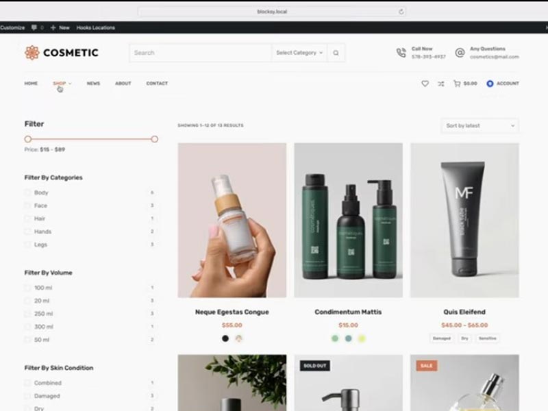 Blocksy YouTube Product Variation Swatches