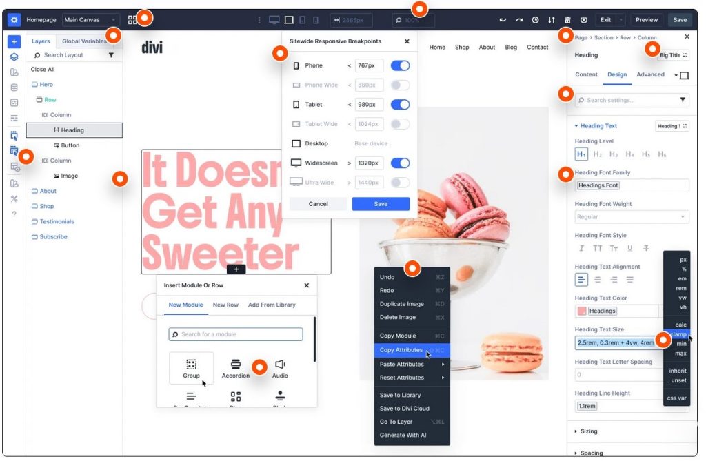 divi 2026 webdesign divi editor